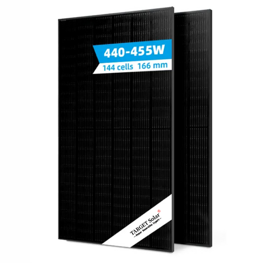 OEM TARGET  SOLAR Panels Half-Cut Black PERC Solar Module 440-450W  