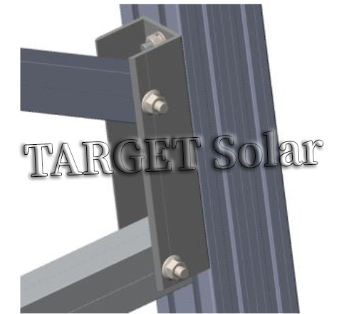 TARGET Solar High intensity solar parking lot installation structure, solar photovoltaic carport installation, aluminum alloy support system