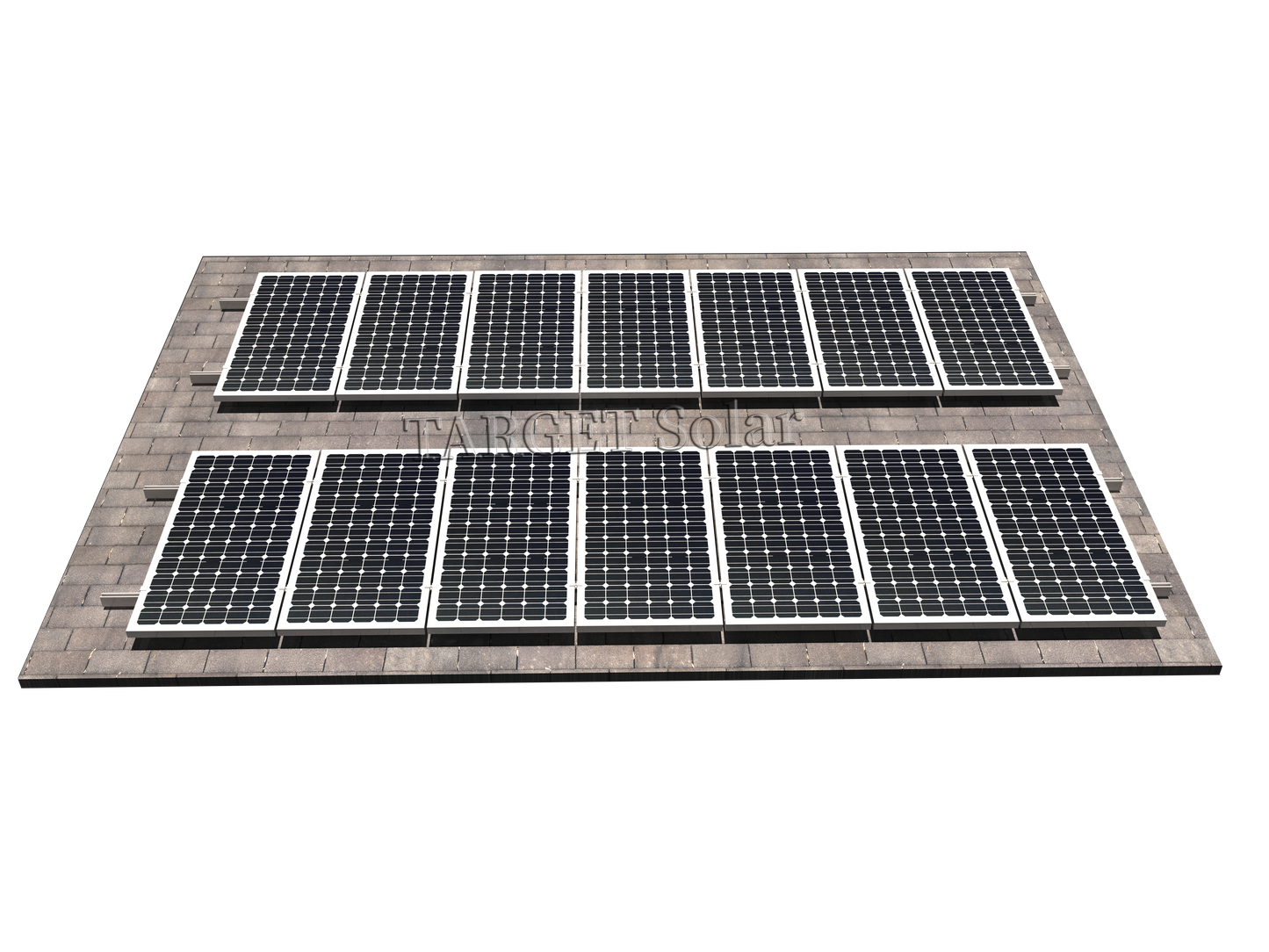 TARGET Solar Solar metal roof installation system, photovoltaic roof installation system, solar panel installation bracket, metal roof with L legs