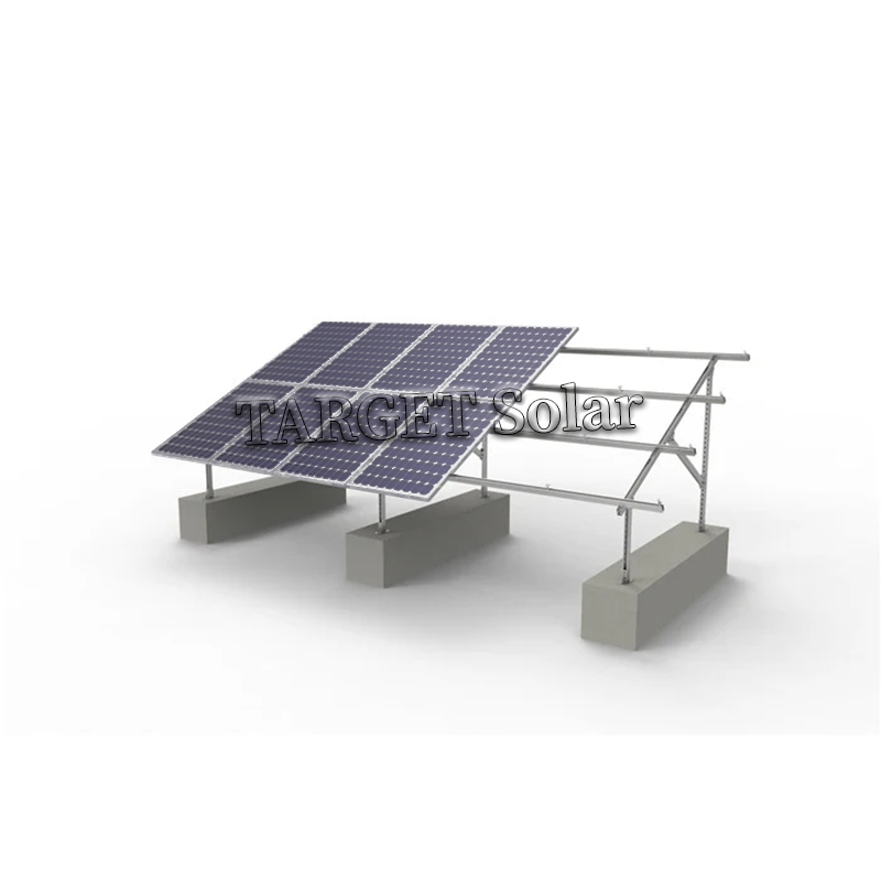 TARGET Solar Aluminum solar ground installation bracket, solar ground photovoltaic installation system