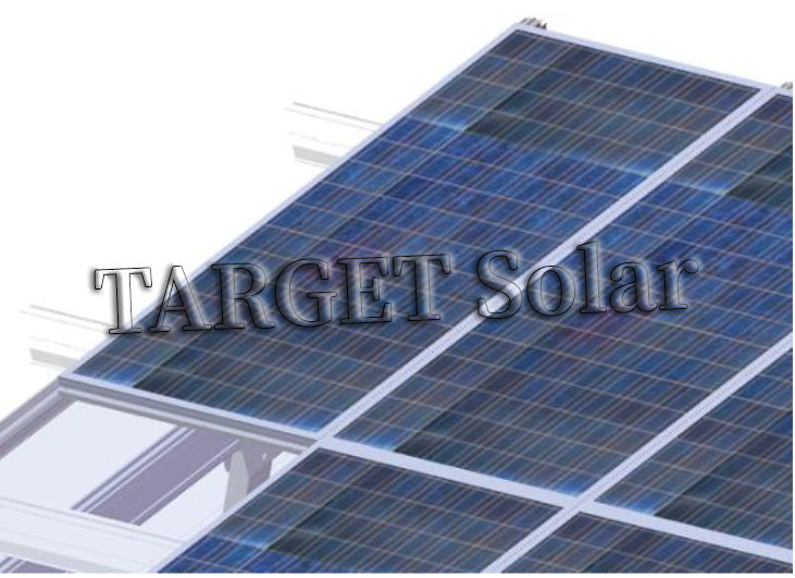 TARGET Solar Modern carport design for rapid installation of lightweight aluminum bracket solar parking system