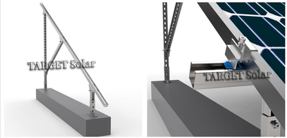 TARGET Solar Aluminum solar ground installation bracket, solar ground photovoltaic installation system