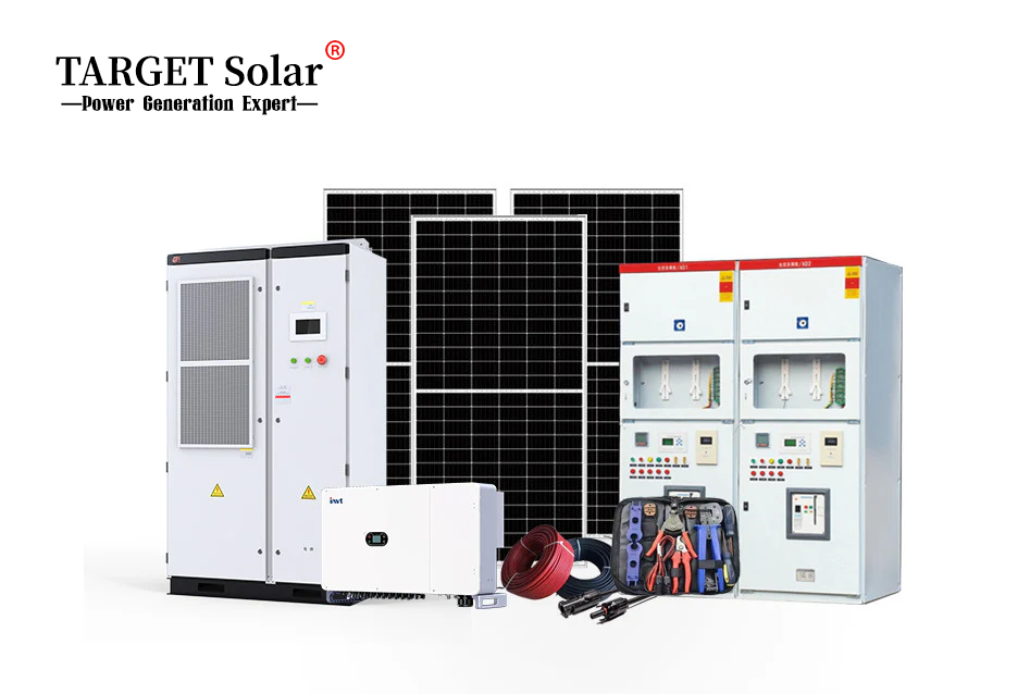 300KW solar hybrid off grid power generation system, photovoltaic ener ...