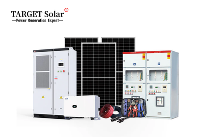 200KW industrial and commercial off grid hybrid roof solar power generation system monocrystalline silicon photovoltaic panel photovoltaic power station