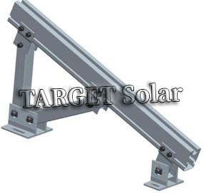 TARGET Solar High strength solar panel pile ground installation, aluminum alloy bracket installation, solar tile ground installation system