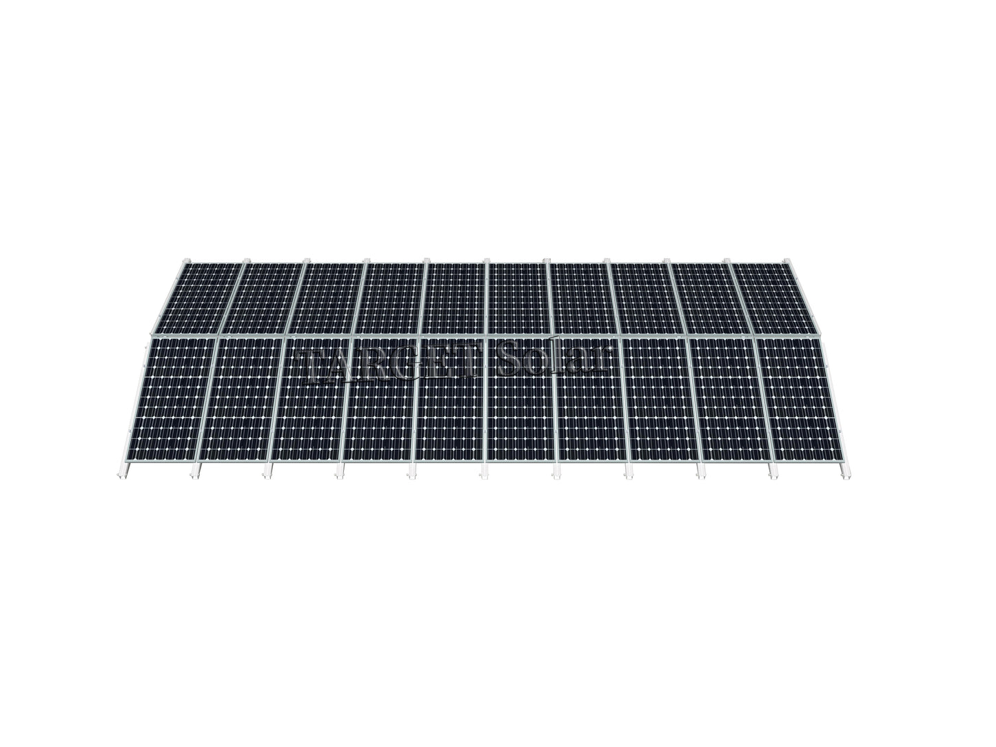 Flat roof solar installation system aluminum alloy installation bracket