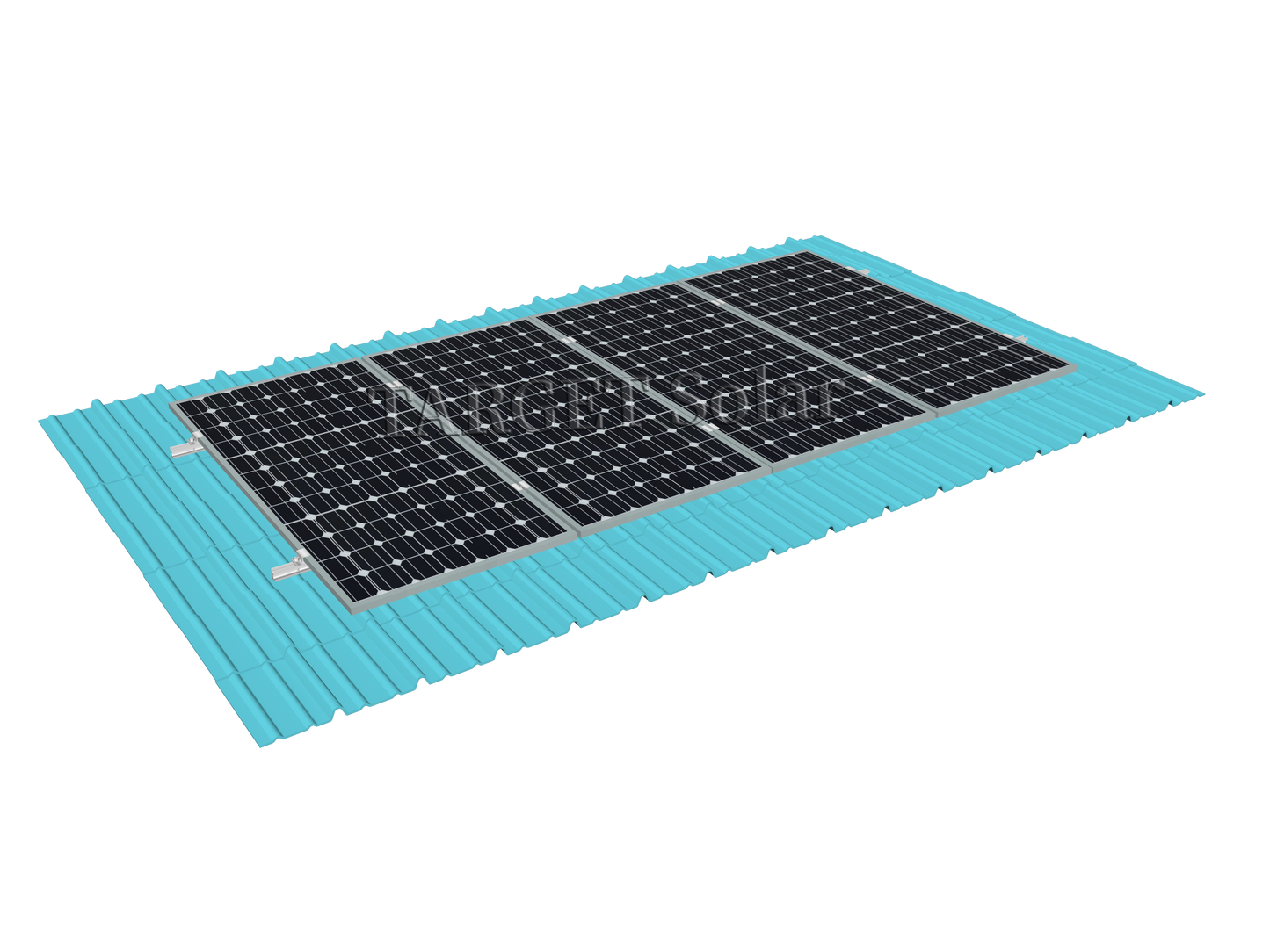 Solar panel installation bracket, resin tile roof installation, solar bracket, solar installation system