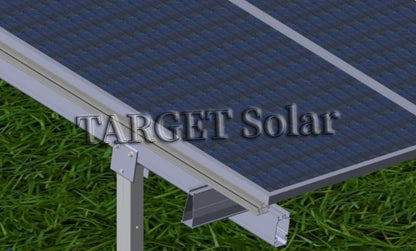 TARGET Solar Modern carport design for rapid installation of lightweight aluminum bracket solar parking system