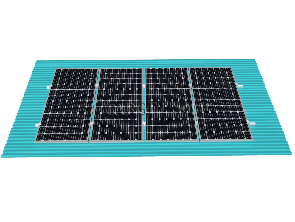 Solar photovoltaic cell installation guide rail aluminum alloy solar s ...