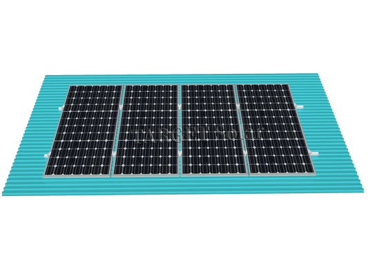 Solar photovoltaic cell installation guide rail aluminum alloy solar structure bracket