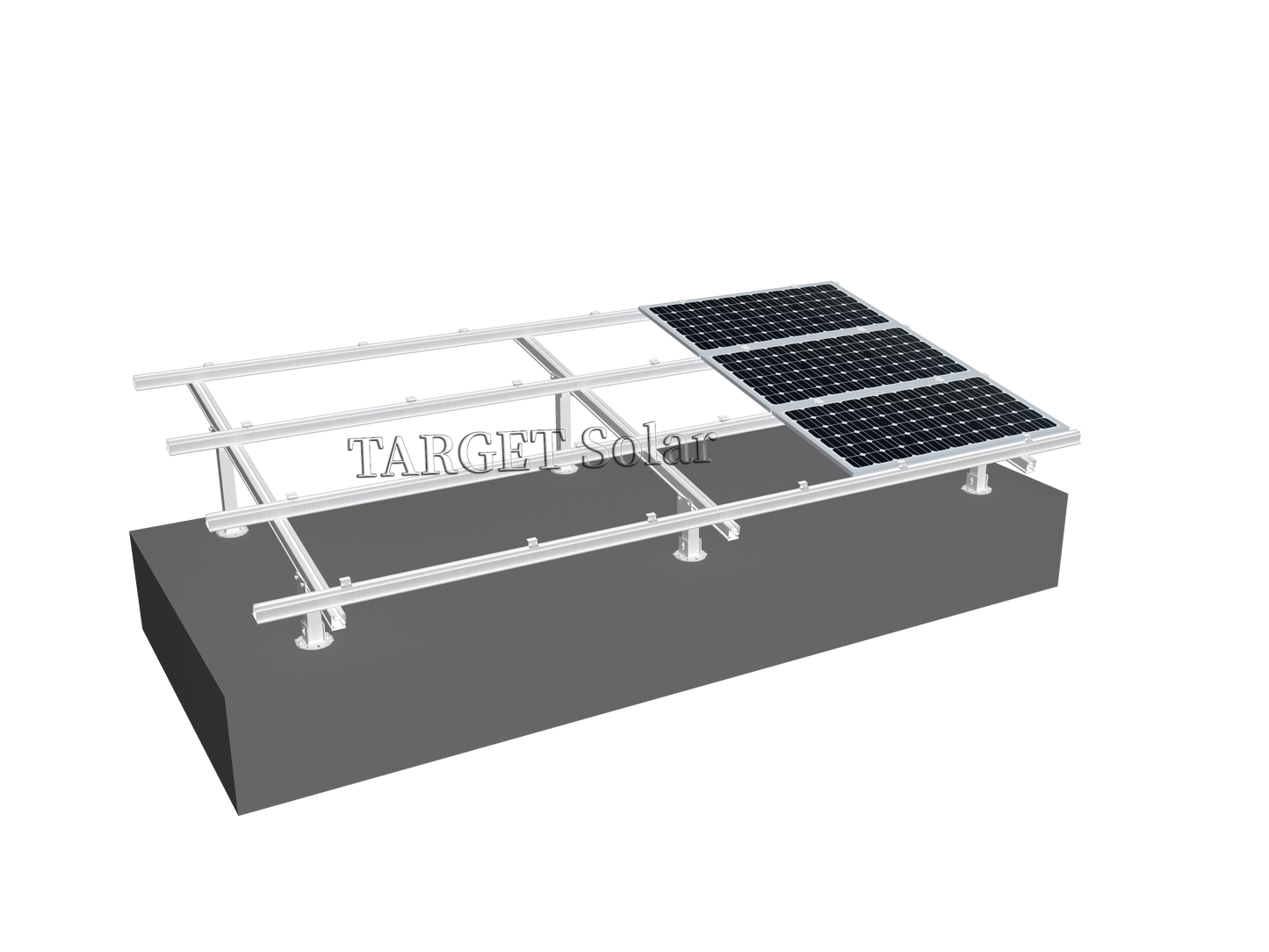 TARGET Solar Photovoltaic solar ground installation system, solar panel installation bracket, solar ground installation aluminum alloy structure