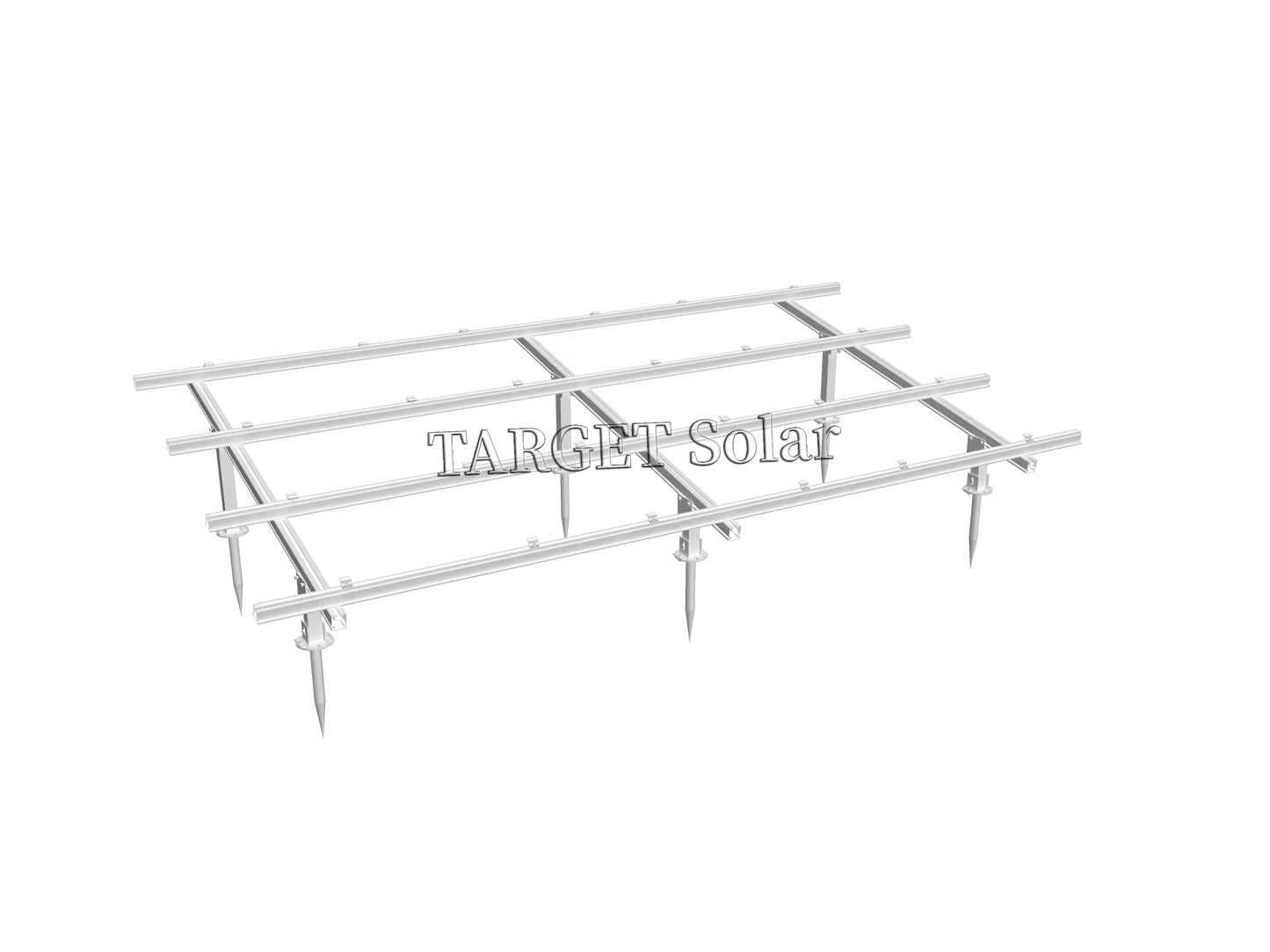 TARGET Solar Photovoltaic solar ground installation system, solar panel installation bracket, solar ground installation aluminum alloy structure