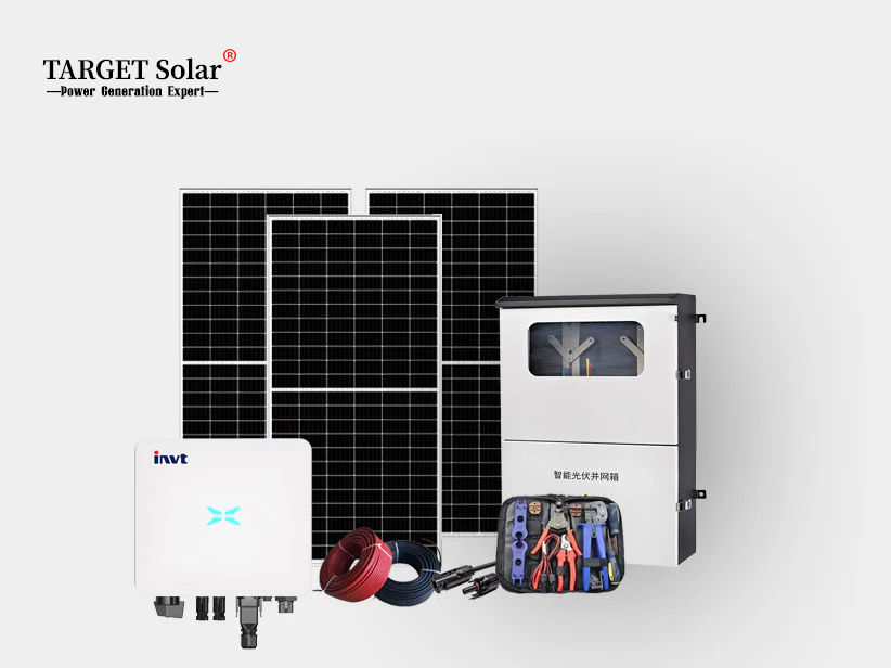 5KW Home Rooftop Solar Power System | Monocrystalline PV Panels & Grid ...