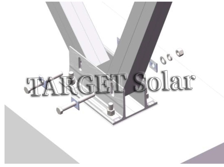 TARGET Solar Modern carport design for rapid installation of lightweight aluminum bracket solar parking system