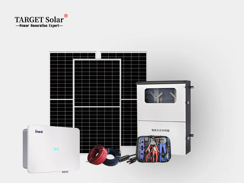 Target Power Inverter 50KW Rooftop Solar Power System | Complete PV Kit with Inverter & Low ...