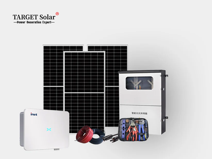 50KW Rooftop Solar Power System | Complete PV Kit with Inverter & Low-Voltage Grid-Tie Solution