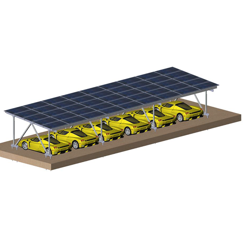 TARGET Solar Waterproof solar carport aluminum alloy structure ground application