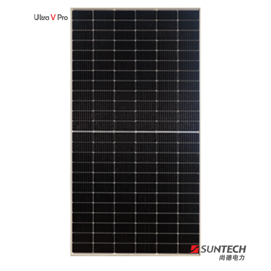 SUNTECH Solar Panels 620-640W HALF-CELL N-Type TOPCon Glass-Glass BIFACIAL MODULE