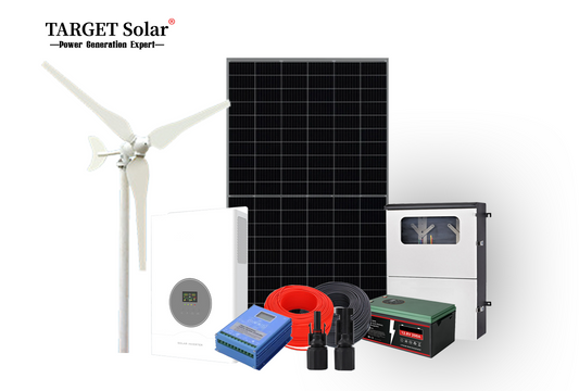 3KW wind solar complementary system wind turbine photovoltaic module