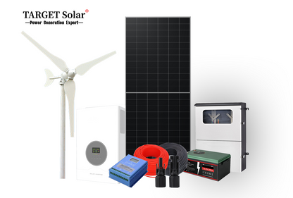 5KW wind solar complementary system for solar and wind power generation