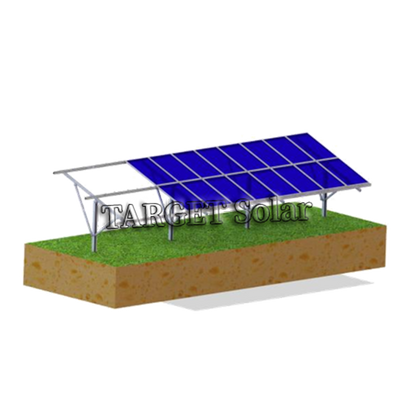 TARGET Solar High strength solar panel pile ground installation, aluminum alloy bracket installation, solar tile ground installation system