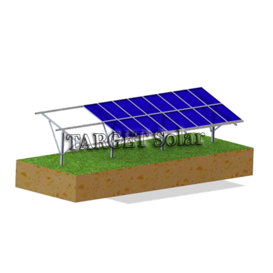 TARGET Solar High strength solar panel pile ground installation, aluminum alloy bracket installation, solar tile ground installation system